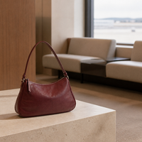 Sac à main de luxe pour femme, design personnalisé OEM, texture grainée, idéal pour le bureau, sac à bandoulière de créateur