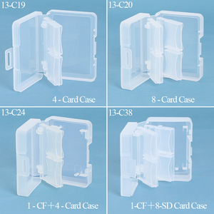 SUNSHING Multi-Function <b>Memory</b> XD XQD NM <b>Card</b> Protective Box Camera <b>Card</b> Organizer 4 Slots PP Plastic <b>SD</b> CF TF SIM <b>Card</b> Case - Product Image 6