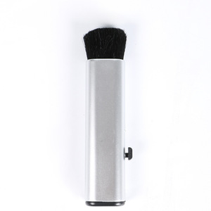 Car Cleaning <b>Brush</b> Silver Black Retractable Soft Bristle Dashboard Air <b>Vent</b> Dust Removal Tool - Product Image 1