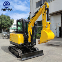Rippa Import-Mini excavadora de 1ton, 2 toneladas, 3 toneladas, 3,5 toneladas, 1t, 2t, 3t