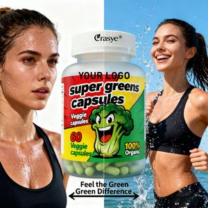 Eur לנו סופר ירקות קפסולות סופר עם 47 ירקות אורגניים שלמים תוספת ירקות יום תוספת ירקות למבוגרים בריאות כללית - Product Image 6