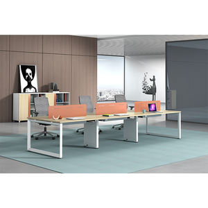 Precios de Fábrica, Escritorio Modular de 4 Plazas, Muebles de Oficina, Diseño Moderno, Escritorio de Trabajo para 2 Personas - Product Image 5