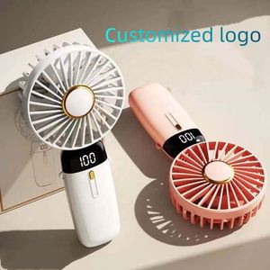 2024 New Arrivals <b>Usb</b> Foldable Rechargeable Handheld <b>Mini</b> Portable <b>Fan</b> With Phone Holder - Product Image 3