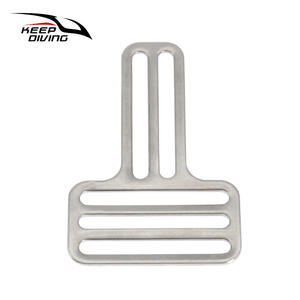 Boucle de réglage de positionnement en acier inoxydable 316 en forme de T pour BCD de plongée technique KEEP DIVING, montage latéral - Product Image 2