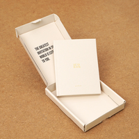 Journal de prière personnalisé avec logo imprimé et boîte d'expédition en papier