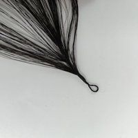 Extensions de cheveux en plumes de troisième génération en forme de A, sans pliage, en cheveux humains vierges Remy, invisibles et confortables – Ventes flash usine