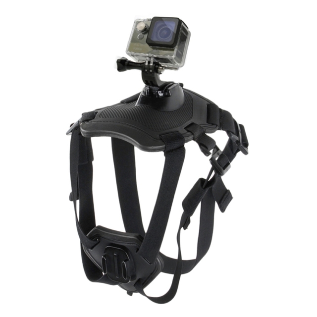 Hot Selling PULUZ Hound Dog Fetch Harness Adjustable Chest Strap Mount for Insta360 for DJI and Other Action Cameras