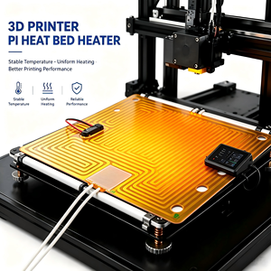 Plaque chauffante flexible en polyimide (PI) 12V 24V pour le contrôle de la température de la plateau d'impression d'imprimante 3D - Product Image 4