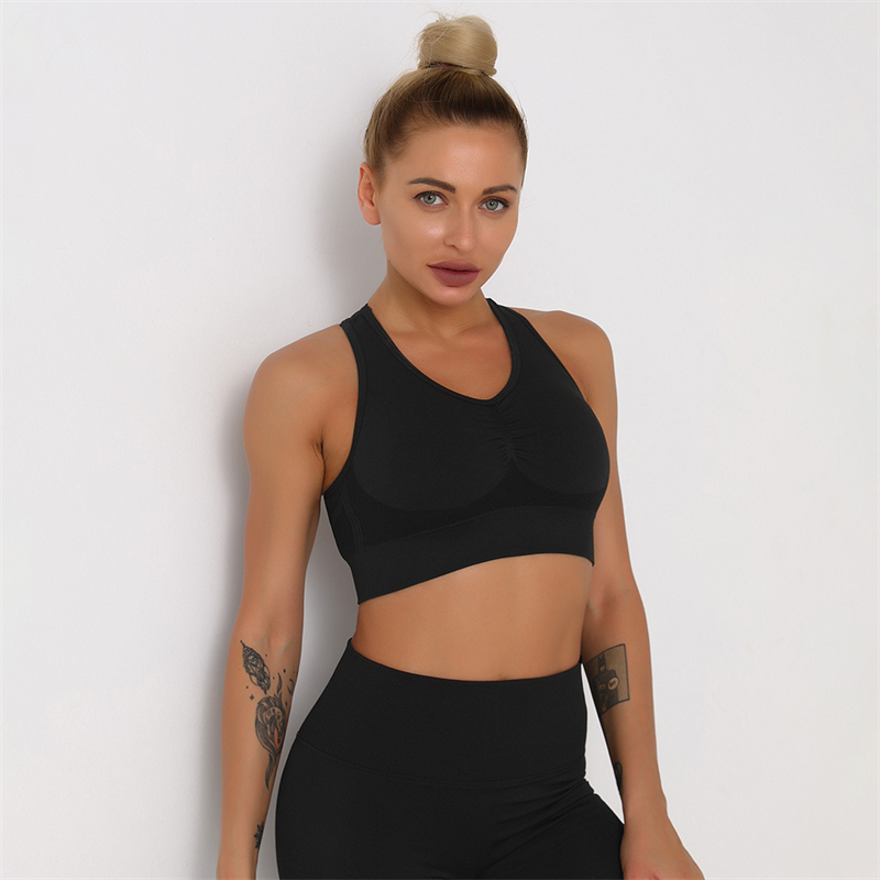 New Product  Hot  Sexy  Factory Wholesale Women Seamless Bandeau Strapless Girl fitness 5 colors bra