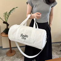 Sac de voyage en toile extra large Sac de rangement en toile robuste pour tente de camping et de sport Sac en toile avec bandoulière et fermeture éclair