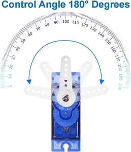 Kit Micro motore Aismartlink SG90 9g per Drone RC/auto/aereo/veicoli/robot/compatibile con Raspberry <span class=keywords><strong>Pi</strong></span> Incl. - Product Image 4