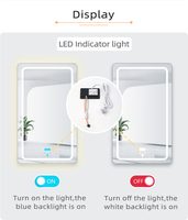 Capteur de mouvement infrarouge à détection par geste personnalisable DC12V 1A 12W avec variateur d'intensité, indicateur LED bleu/blanc IP22 pour LED