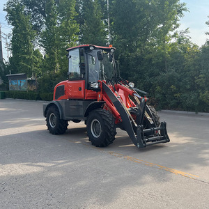 Chargeuse sur pneus articulée compacte de 1,6 tonne, mini-chargeuse 4x4 avec attache rapide pour une utilisation agricole polyvalente - Product Image 4
