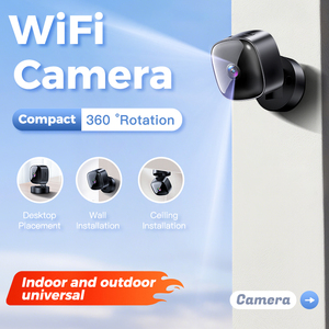 Mini caméra CCTV sans fil compacte S1 avec vision nocturne et connectivité téléphonique rotative, <span class=keywords><strong>appareil</strong></span> intelligent pour <span class=keywords><strong>vlog</strong></span> avec détection de mouvement - Product Image 4