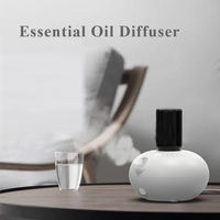 Bulle d'huile pure sans eau montée sur voiture diffuseur d'huile essentielle automatique domestique Rechargeable silencieux Mini nébuliseur de voiture Portable