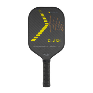 Personnalisé pas cher T700 3K Kevlar hybride titane fibre de carbone Pickball <span class=keywords><strong>Padelle</strong></span> Gen4 PP nid d'abeille pressé à froid - Product Image 1