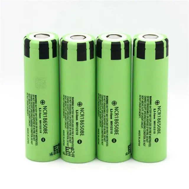 फैक्टरी प्रामाणिक लिथियम आयन बैटरी 3400mah 18650B रिचार्जेबल बैटरी सेल 3.7V 18650 ली आयन बैटरी के लिए Pana NCR18650B