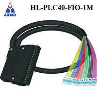 Adattatore IDC40 Maschio a Morsettiera 40P, Connettore Idc 40 per PLC, Montaggio su Guida DIN, 2 File C45 35mm