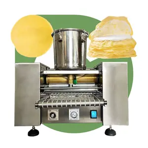 Automatische kommerzielle Mango Pfannkuchen Braten Ente Kuchen Maschine Mousse Tausend Schicht knusprige Kuchen machen Maschine