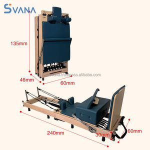 Cama de Pilates Profesional, Resistente y Ajustable, de Madera de Arce, Plegable, para Estudio de Pilates y Salud - Product Image 2