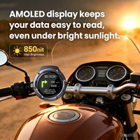 Compteur de vélo ABS RC10 avec écran OLED 1,43 pouces étanche pour les acheteurs au détail