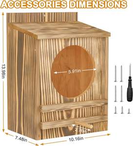 Ama-Zon <span class=keywords><strong>Hot</strong></span> Verkoop Fabriek Buiten Tuin Kamer Kit Vogel Nest Box Huis Voor Duif - Product Image 2