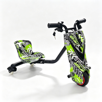 Kart électrique portable en acier au carbone pour enfants, trois roues, moteur 36V 350W, batterie 3.0AH, roues 6.5'' et 8'', pour adultes, utilisation extérieure