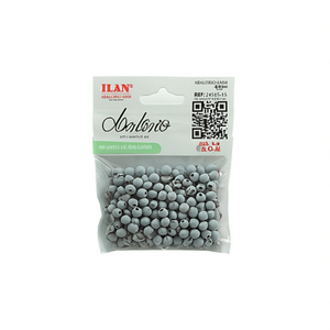 Perline lisce Ilan Abalorio da 6 mm per la creazione di gioielli - Product Image 2