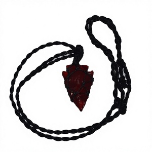 Pendentifs de gel d'aventurine Vogel vert, 12 pièces, avec cordon en cuir, en vente - Product Image 4