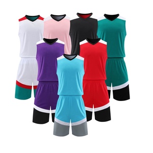 Jersey basket cepat kering bersirkulasi baru desain uniseks seragam latihan basket dewasa Teknik sublimasi - Product Image 1