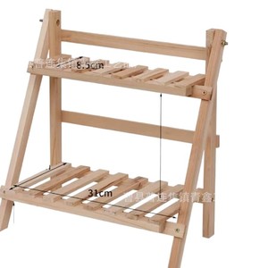 ชั้นวางปฏิทินไม้ 2 ชั้นสำหรับตกแต่งบ้านและสำนักงาน - Product Image 5