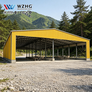 Stockage de pièces de machines dans un entrepôt préfabriqué en structure métallique, options de disposition des colonnes en acier, options de panneaux de toiture et de paroi - Product Image 1