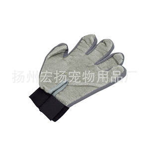Gants de toilettage pour animaux de compagnie, en TPR et polyester, pour l'élimination des poils, le bain et le massage des chiens - Product Image 5
