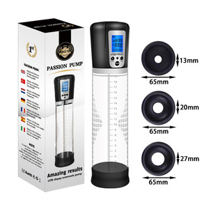 Bomba de vacío eléctrica recargable para pene con LCD, mejora masculina automática y producto sexual para agrandar - Product Image 1