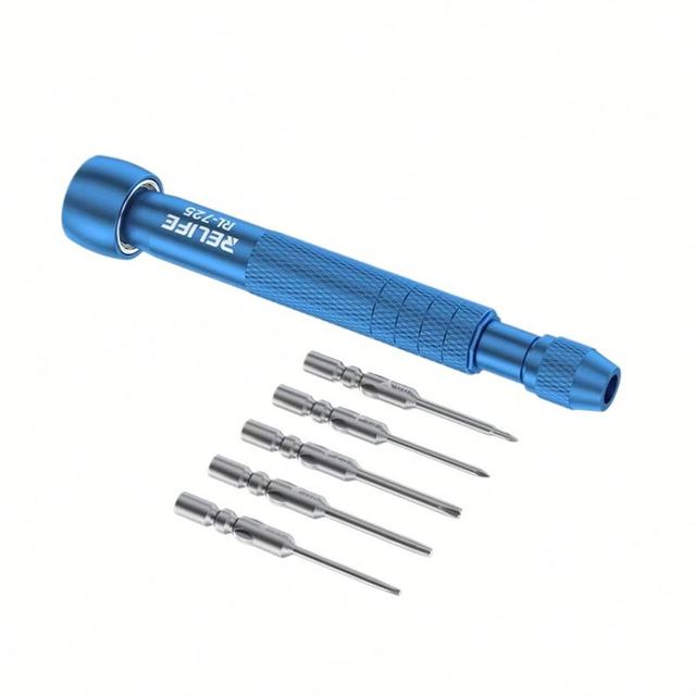 RELIFE RL-725 6-in-1 Adjustable Torque Screwdriver Suitable for Disassembly and Repair of Telecommunications Electronicequipment