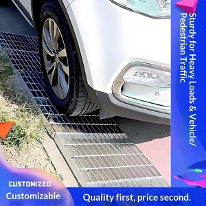 <span class=keywords><strong>Grille</strong></span> en acier galvanisé à chaud personnalisable pour couvercle de caniveau de drainage et de <span class=keywords><strong>puits</strong></span> de collecte pour passerelle photovoltaïque - Product Image 2