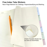 Diario forrado A5, cubierta de PU de 360 páginas, papel Premium de 100Gsm, cuaderno de escritura diario para hombres y mujeres, uso escolar y de oficina