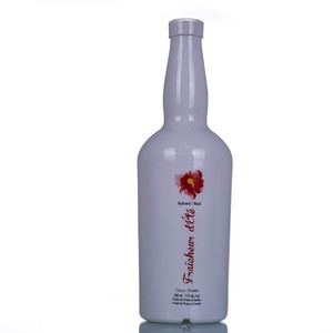 Botella de Vidrio Transparente Blanca de 750 ml para Licor, <span class=keywords><strong>Aperitivo</strong></span> o Vino, con Cuello de Barra de 18.5 mm, Fabricada en China - Product Image 6