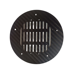 Plaque en fibre de carbone découpée sur mesure, plaque de carbone pour décoration avec traitement CNC, personnalisation possible - Product Image 3