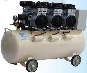 Compresseur d'air silencieux sans huile APCOM 1,5 HP, compresseur à pression constante sans huile pour équipement médical de précision et processus alimentaires - Product Image 5