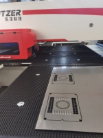Prensa Punzonadora CNC, Estampado, Corte y Rolado por Lotes para Láminas de Cobre y Metal de 6.35mm, Máquina Punzonadora en Oferta