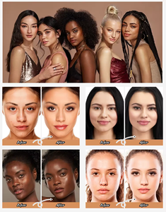 Fond de teint liquide à changement de couleur <span class=keywords><strong>Maquillage</strong></span> Fond de teint végétalien à couverture complète Fond de teint crème imperméable et mat Ph <span class=keywords><strong>Adopt</strong></span> - Product Image 4