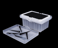 Consommables expérimentaux de haute qualité Embouts de pipette conducteurs noirs 300ul pour les tests d'utilisation médicale en laboratoire