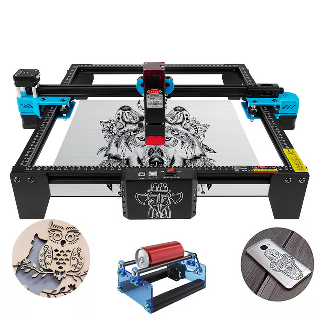 TWOTREES Laser Two Trees Tts10 Mini 10w Diode Laser Engraver Laser Engraving Steel Cutting Printing Machine Longer for Metal