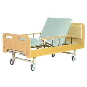 Cama de enfermería de madera Yuefeng ajustable para el cuidado de ancianos en hogares y hospitales - Product Image 1