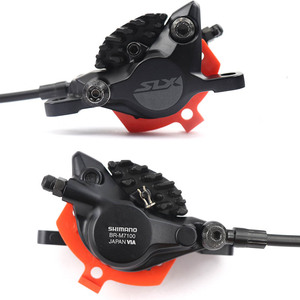 Ensemble de freins à disque hydrauliques <span class=keywords><strong>Shimano</strong></span> <span class=keywords><strong>SLX</strong></span> XT M6100 M7100 M8100 M6120 M7120 M8120 pour VTT, 2 ou 4 pistons, d'origine - Product Image 6