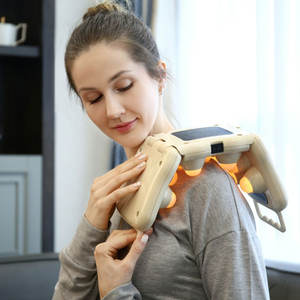 เกาหลีพับการออกแบบความร้อนอินฟราเรดบําบัดหยกธรรมชาติหินทางกายภาพความร้อนนวด 11 ลูกมือถือโปรเจคเตอร์ - Product Image 6