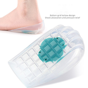 Coussinet de <span class=keywords><strong>talon</strong></span> en gel de silicone de qualité médicale, amovible, avec noyau d'absorption des chocs souple, pour le soulagement de la <span class=keywords><strong>douleur</strong></span> de l'épine calcanéenne et des excroissances osseuses - Product Image 2
