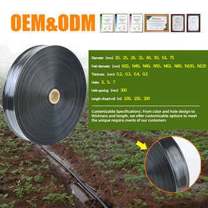 Factory Wholesale Flexible PE Plastic Rain Spray Hose Irrigation Tube Agricultural Systems ISO 9001 CE Certified 25-32mm