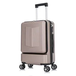 Conjunto de bagagem para viagem de fabricação, carrinho ABS de fábrica, mala de alta qualidade